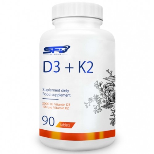 D3 + K2, 90 tabs