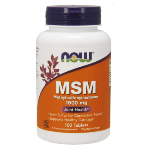 MSM 1500 mg, 100 Tablets