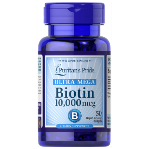 Biotin 10000mcg, 50caps