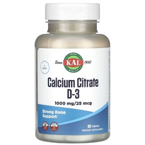 Calcium Citrate D-3, 90 tabs