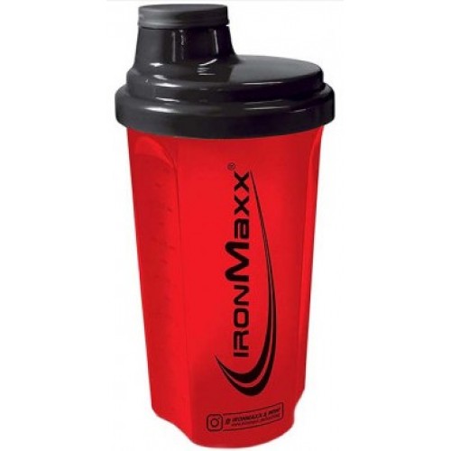 Шейкер IronMaxx, 700 ml (Red/Black)