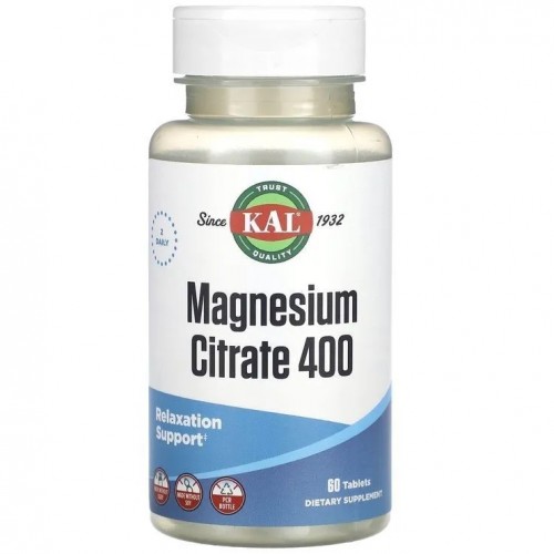 Magnesium Citrate 400, 60 tabs