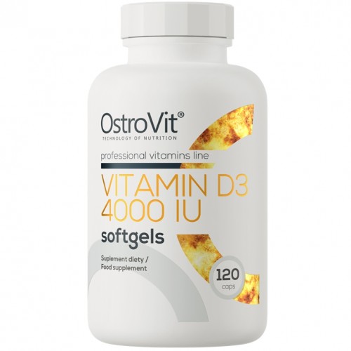 Vitamin D3 4000 IU, 120 softgels