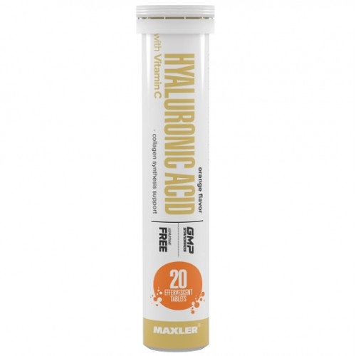 Hyaluronic Acid with Vitamin C, 20 eff.tabs (Апельсин)
