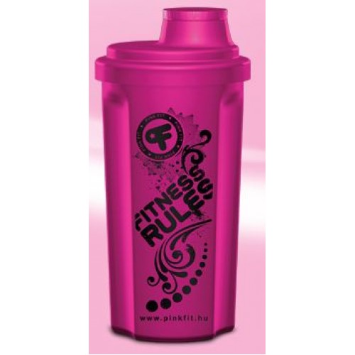 Shaker PinkFit (500ml) pink-black neon