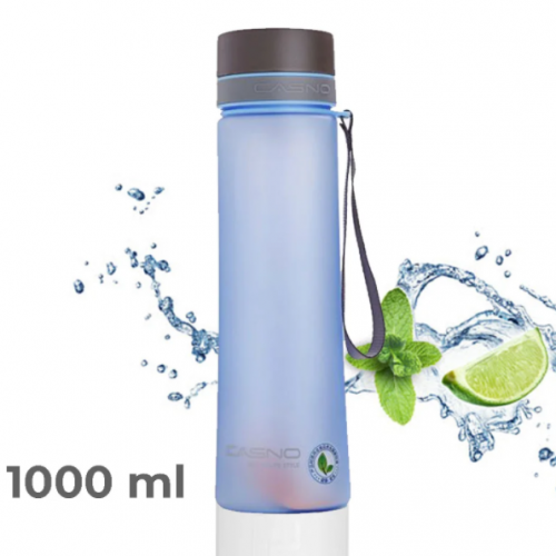Бутылка для воды CASNO, 1000 мл (Голубая)