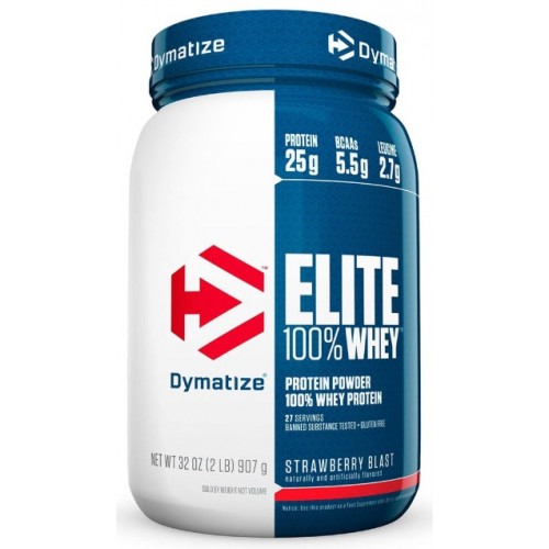 Elite 100% Whey, 907g (Strawberry Blast)