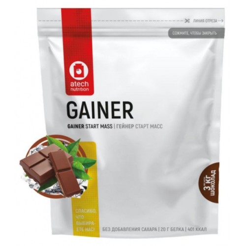 Gainer Start Mass, 3000г (Шоколад)