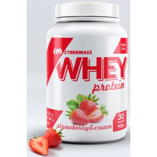 Whey protein, 908g (Клубника-сливки)
