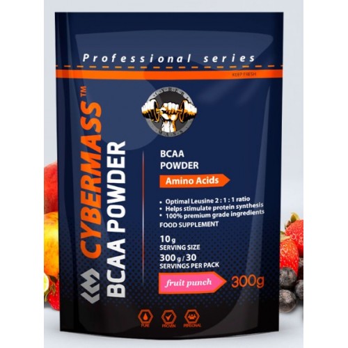 BCAA powder, 300g (Фруктовый пунш)