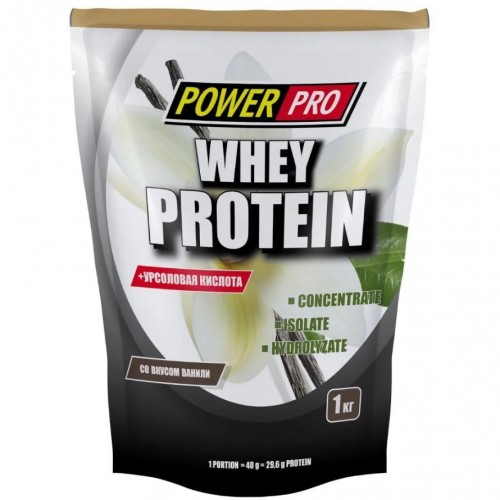 Whey Protein, 1кг (Ваниль)