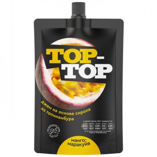 Джем Top-Top «Манго-маракуйя» из топинамбура без сахара, 200г