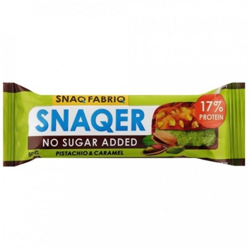 SNAQER, 50g (Фисташка и карамель)