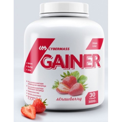Gainer, 3.0 kg (Клубника)
