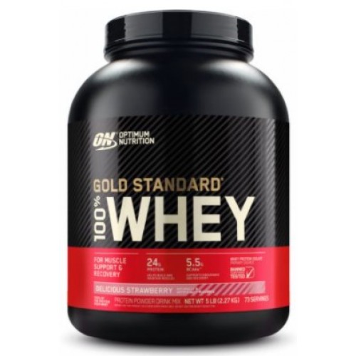 100% Whey Gold Standard, 2.27kg (Delicious Strawberry)