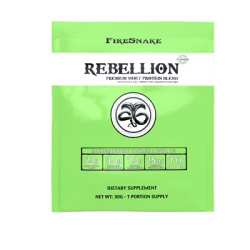 Rebellion (whey protein), 30 gr.