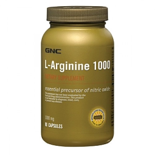 Arginine 1000, 90 Caplets (аргинин)