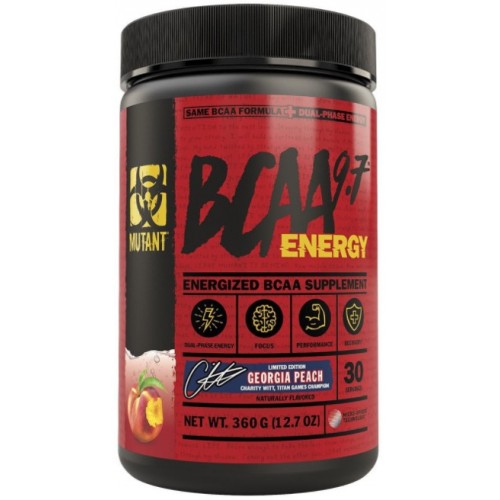 ВСАА 9.7 Energy, 30 servings (Georgia Peach)