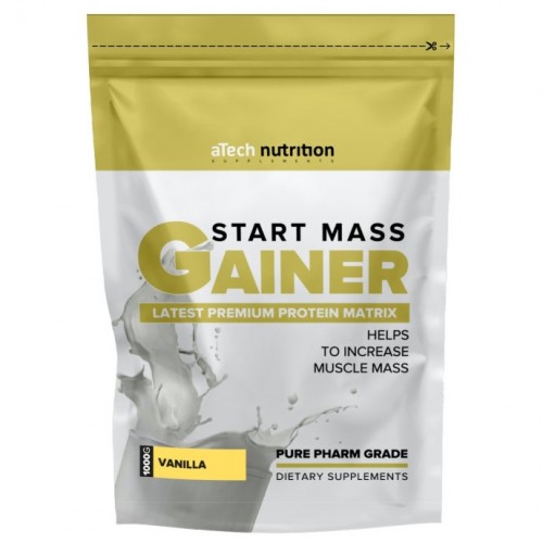 Gainer Start Mass, 1000г (Ваниль)