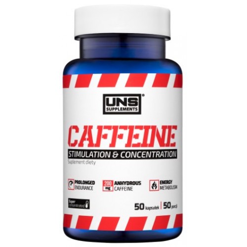 Caffeine 200mg, 50caps