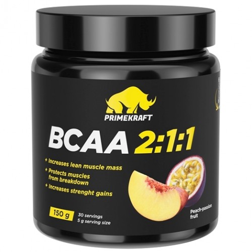 BCAA 2:1:1, 150g (Персик-Маракуйя)