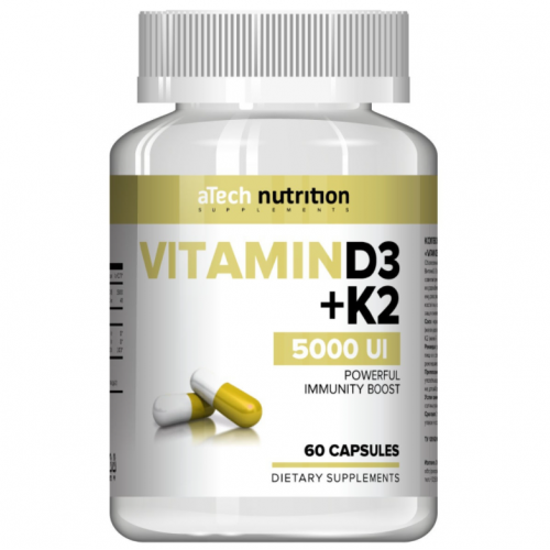 VITAMIN D3+К2, 60 caps