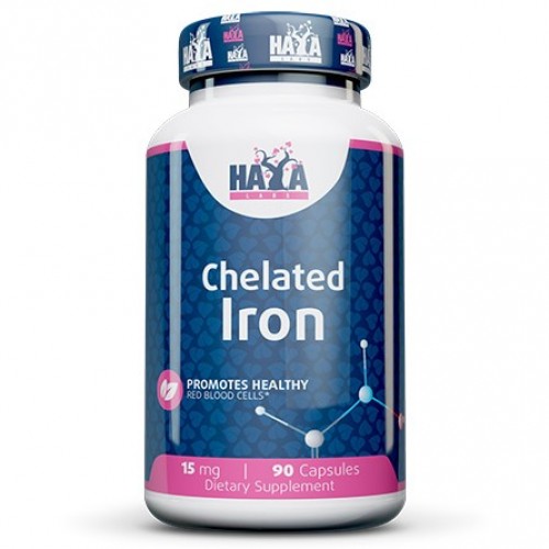 Chelated Iron 15mg, 90caps