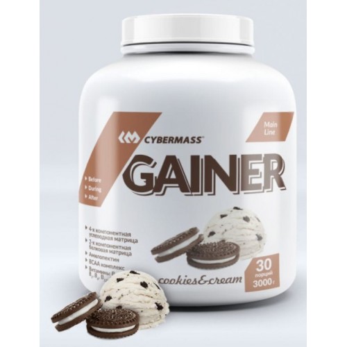 Gainer, 3.0 kg (Печенье-крем)