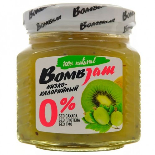 BOMBBAR Джем, 250г. (Киви-крыжовник)