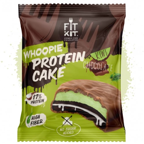 Whoopie Protein Cake, 90г (Шоколад-Киви)