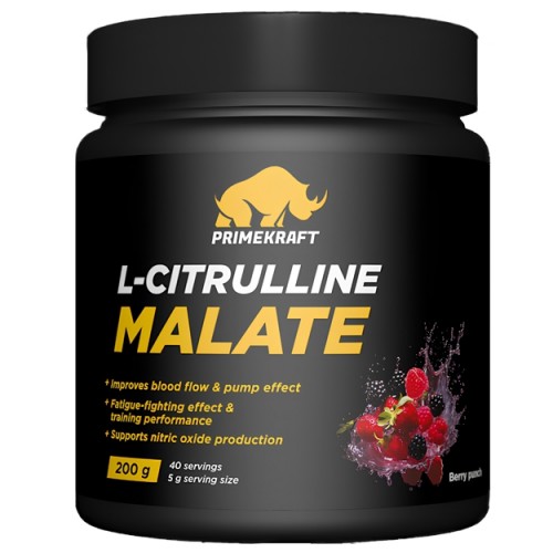 L-Citrulline Malate, 200g (Ягодный)