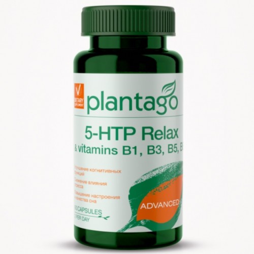 5-HTP Relax Plantago, 60 caps