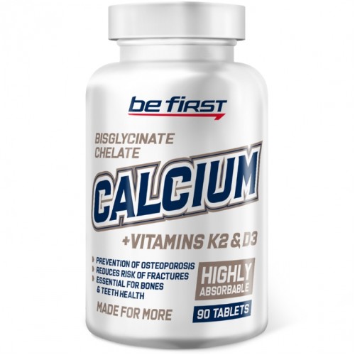 Calcium bisglycinate chelate + K2 + D3, 90 таблеток