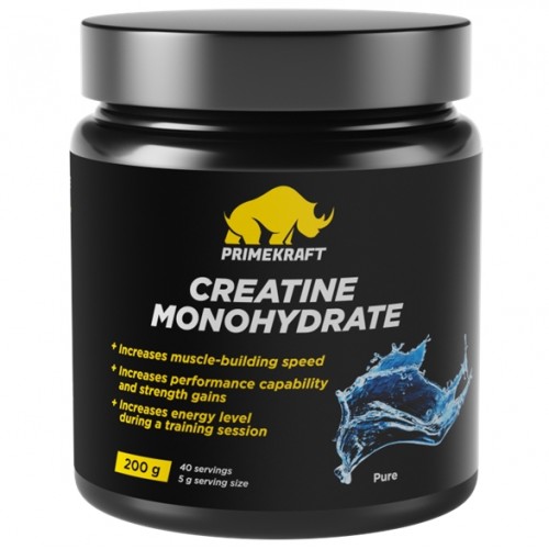 Creatine Monohydrate, 200g (Без вкуса)