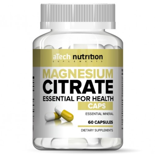 Magnesium Citrate 600, 60 caps