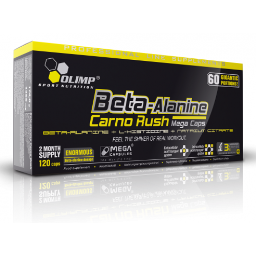 Beta-alanine Carno Rush, 120 mega caps