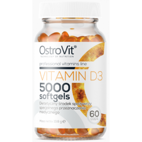 Vitamin D3 5000, 60 softgels