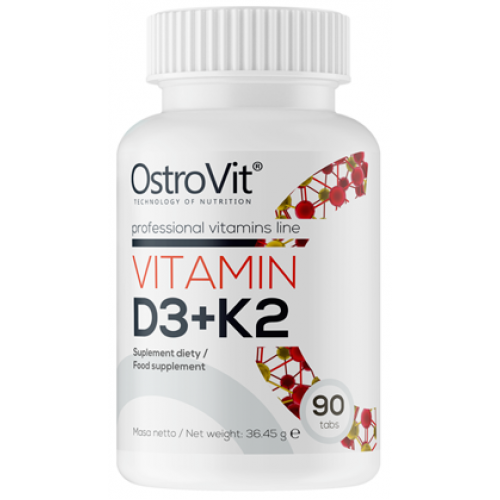 Vitamin D3 + K2, 90 tabs