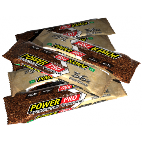 Батончик протеиновый Power Pro мокачино  36%, 60g.