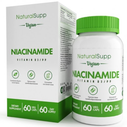 NIACINAMIDE B3 (Никотинамид), 60caps