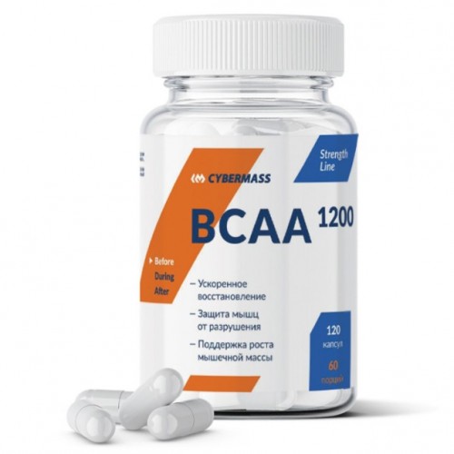 BCAA 1200, 120 caps