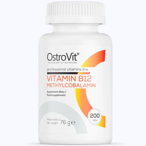 B12 Methylcobalamin, 200 tabs