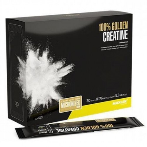 100% Golden Micronized Creatine, (30x5g sticks) 150g