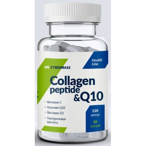 Collagen peptide & Q10, 120 caps