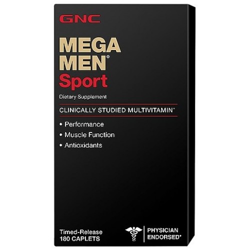 Mega Men Sport, 180 Caplets