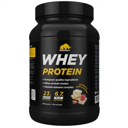 Whey protein, 900g (Клубника с белым шоколадом)