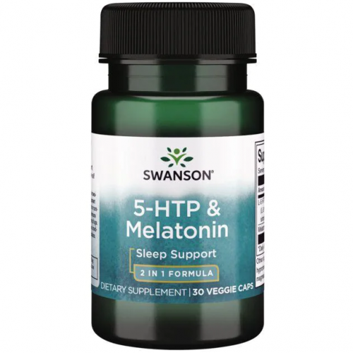 5-HTP & Melatonin, 30 caps