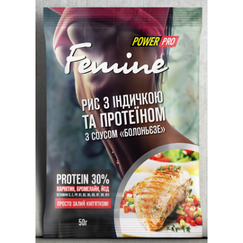 Рис с индейкой и протеином 30% под соусом "болоньезе", 50г