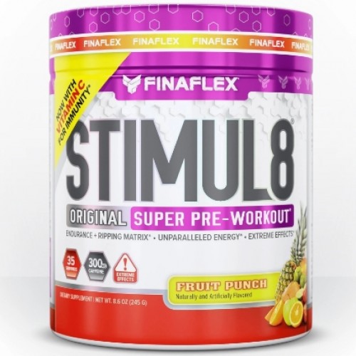 STIMUL8 Original Super Pre-Workout, 245g (Fruit Punch)