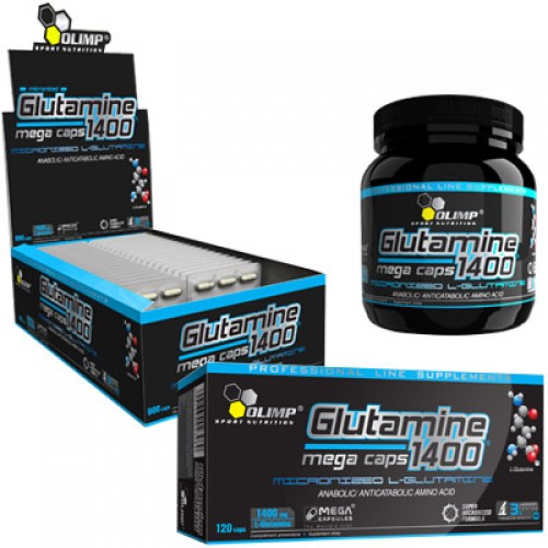 Glutamine mega caps 1400® - 30*30 капсул (коробка блистеров)